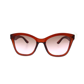 Lentes cuadradas de plástico grande rojo marco rojo gafas de sol gafas de sol LS-P814
