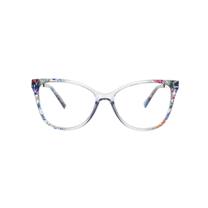 Nuevos marcos de anteojos de cristal de ojo óptico de mosaico de moda LO-OI258