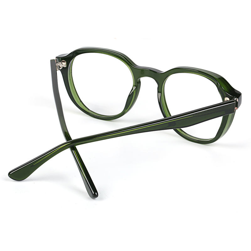 Nuevas gafas de acetato de moda a la moda, gafas ópticas Retro pulidas personalizadas EM2917