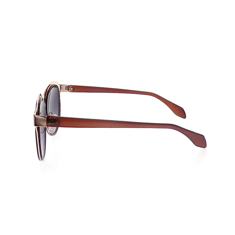 Gafas de sol redondas de PC de alta calidad a la moda LS-P1346