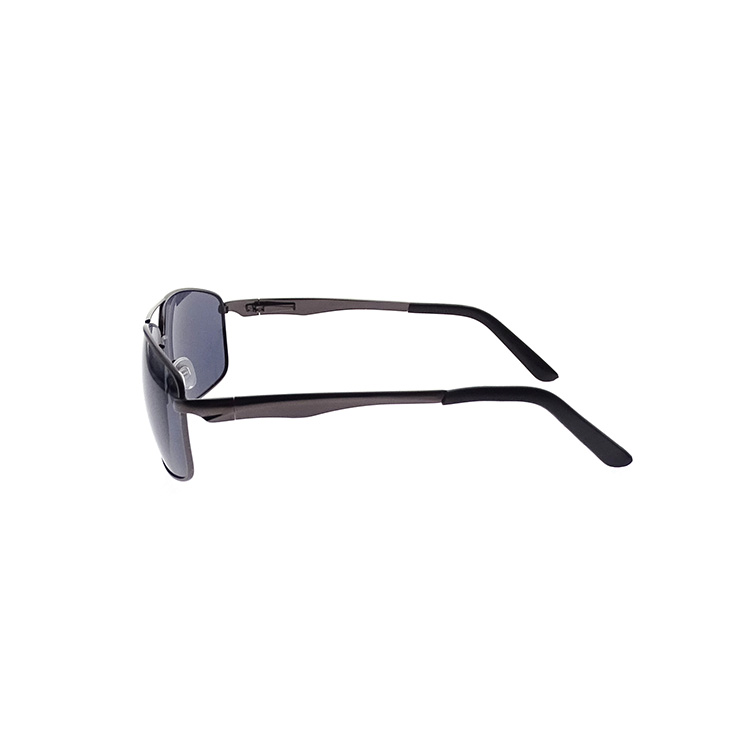 Precio competitivo Señoras Gafas de sol cuadradas ligeras Marco de metal Lente de alta calidad LS-M358