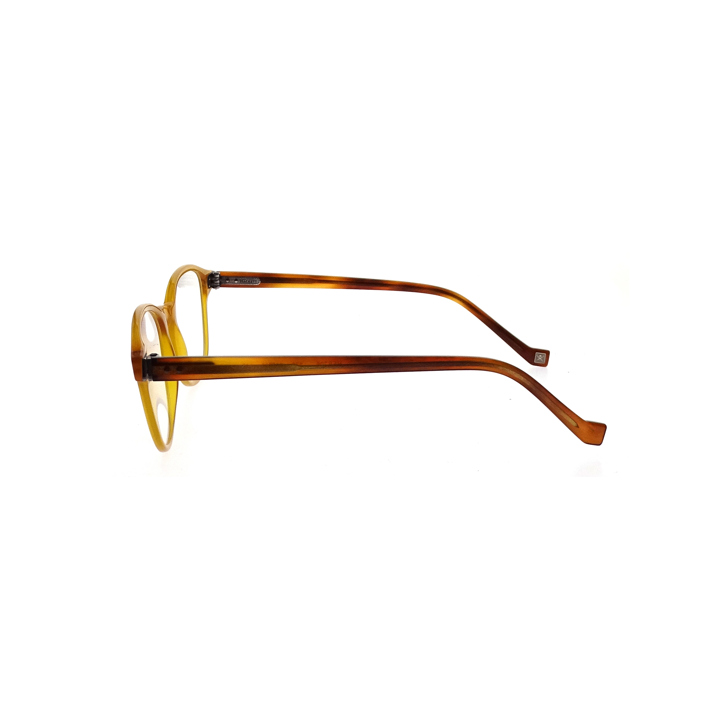 Acetato translúcido amarillo marco completo ojos gafas LO-B352