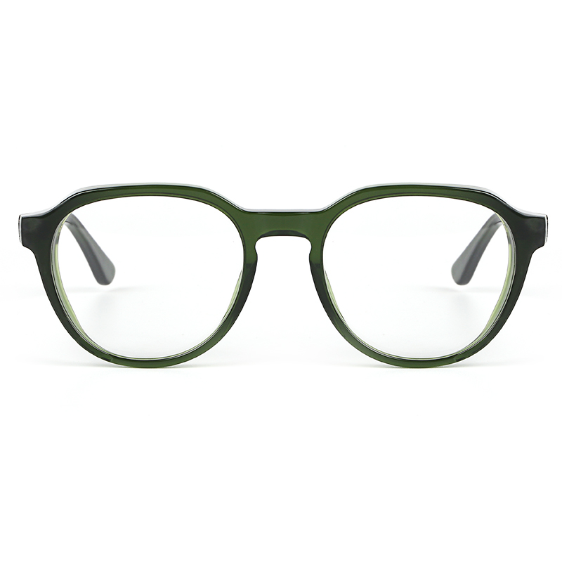 Nuevas gafas de acetato de moda a la moda, gafas ópticas Retro pulidas personalizadas EM2917