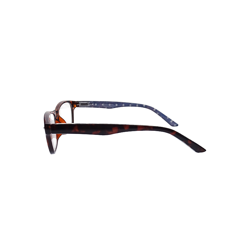 Gafas de lectura con bisagra de resorte de ajuste estándar, gafas de lector para mujer, gafas de lectura de plástico con logotipo personalizado, LR-M1631