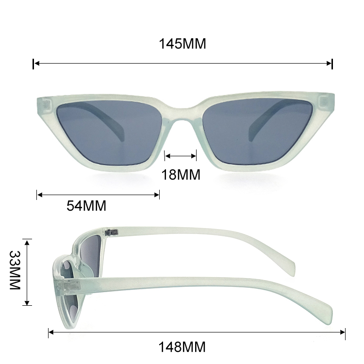 Gafas de sol plásticas ecológicas para mujer LS-P1223