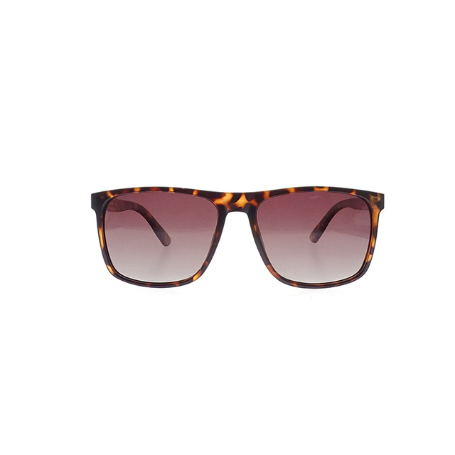 Moda vino rojo lente leopardo marco señoras tonos PC gafas de sol LS-P7090