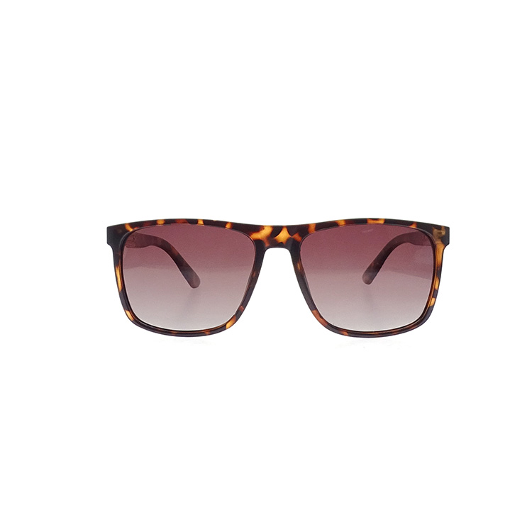 Moda vino rojo lente leopardo marco señoras tonos PC gafas de sol LS-P7090