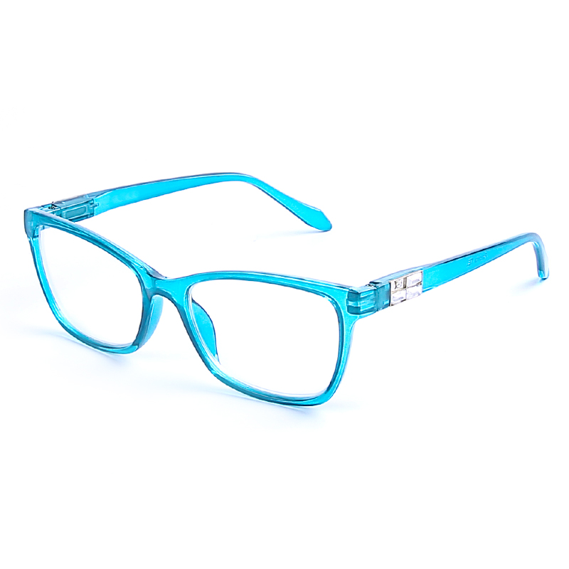 2020 Moda Azul Luz Bloqueo de Lectura Lectura Marco de Plástico Unisex Lectura Eyewear 1LR-P6944