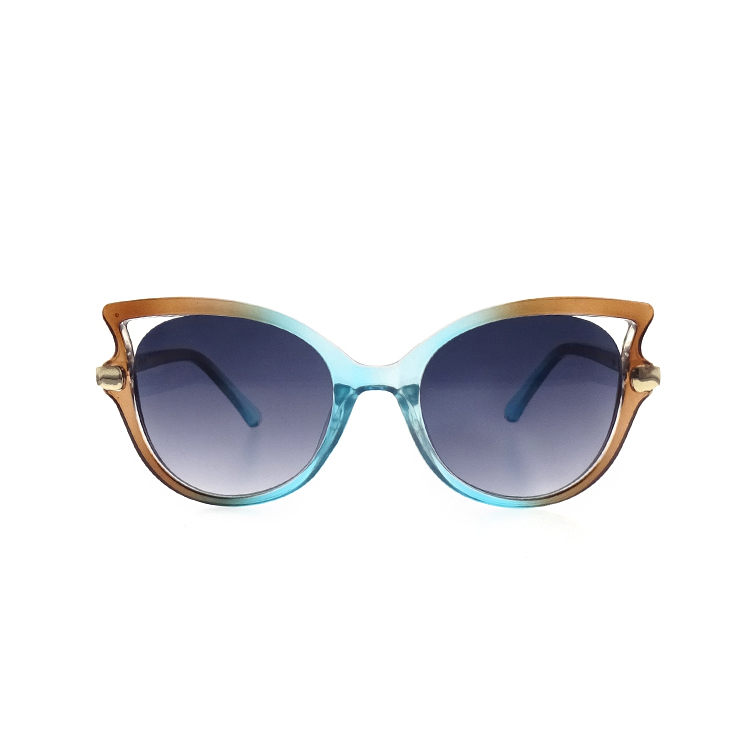 Moda de gran tamaño degradado color gato gafas de sol gafas de sol para las mujeres LS-P1250