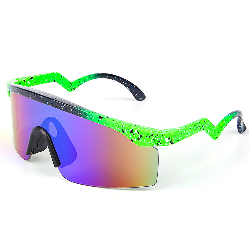 Venta flash Moda novedosa 80'S Cat 3 Style UV 400 Gafas de sol polarizadas de gran tamaño para hombres y mujeres LS-P697