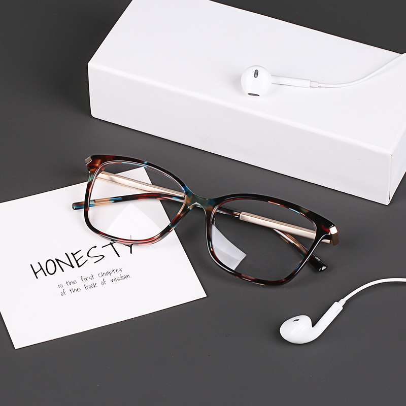 Venta al por mayor, fabricante, logotipo personalizado, moda 2022, gafas de acetato, gafas ópticas para ordenador, monturas para gafas EM2912