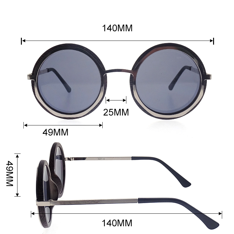 Gafas de sol elegantes de forma clásica de alta calidad para PC LS-P1299
